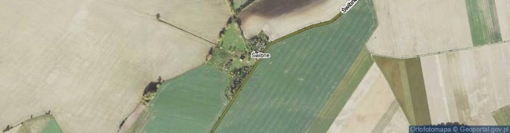 Zdjęcie satelitarne Świbne ul.